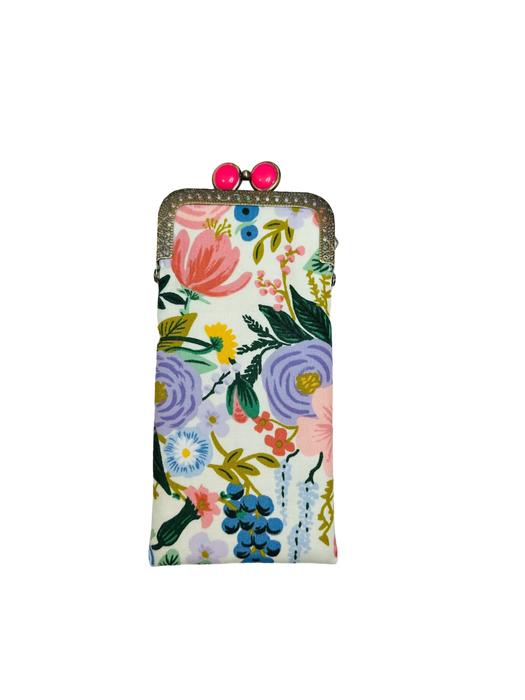 Eyeglass Case - Garden Party Ivory