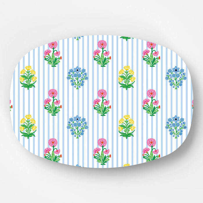 Serving Platter, Coco Block Print