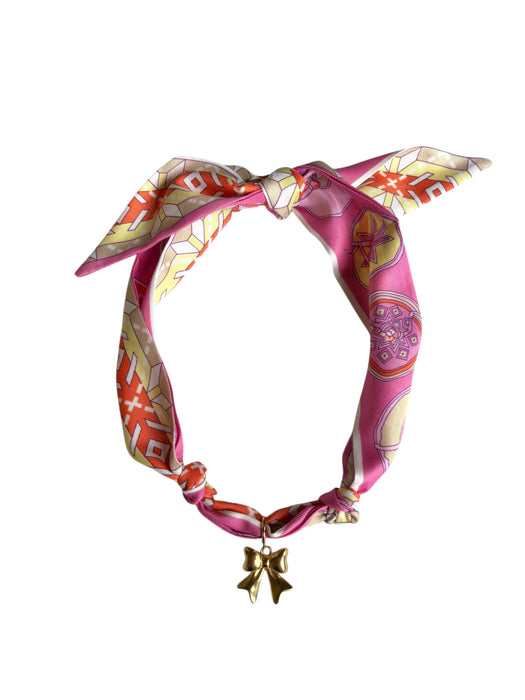 Wynne scarf necklace, Pink