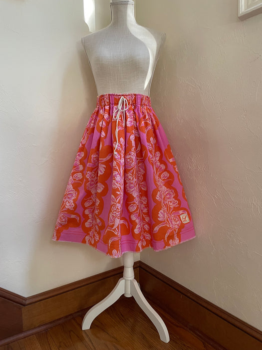 French Market Skirt, Short, Delphinium Fuchsia