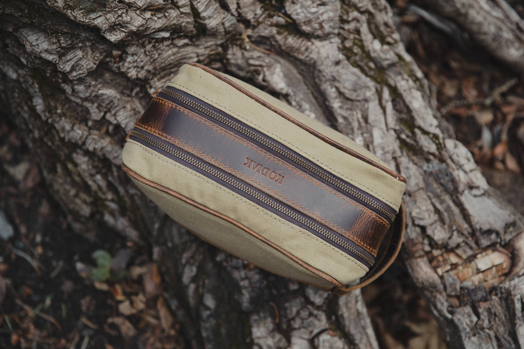 Canvas Dopp Bag, Sage