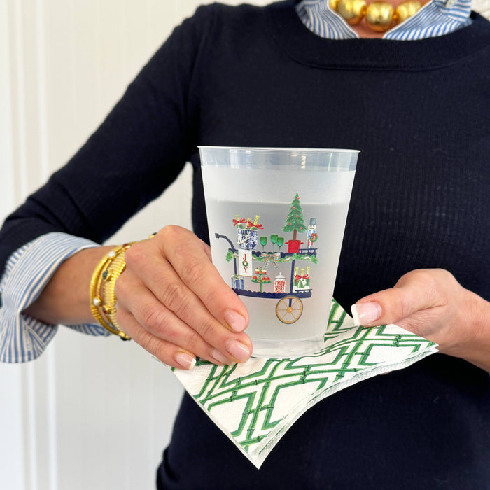 Shatterproof Cups, Christmas Bar Cart