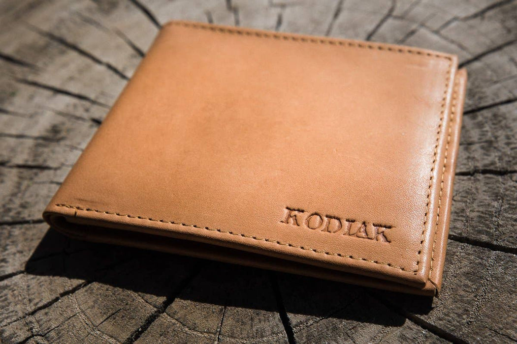 Slim RFID Bifold, Tan