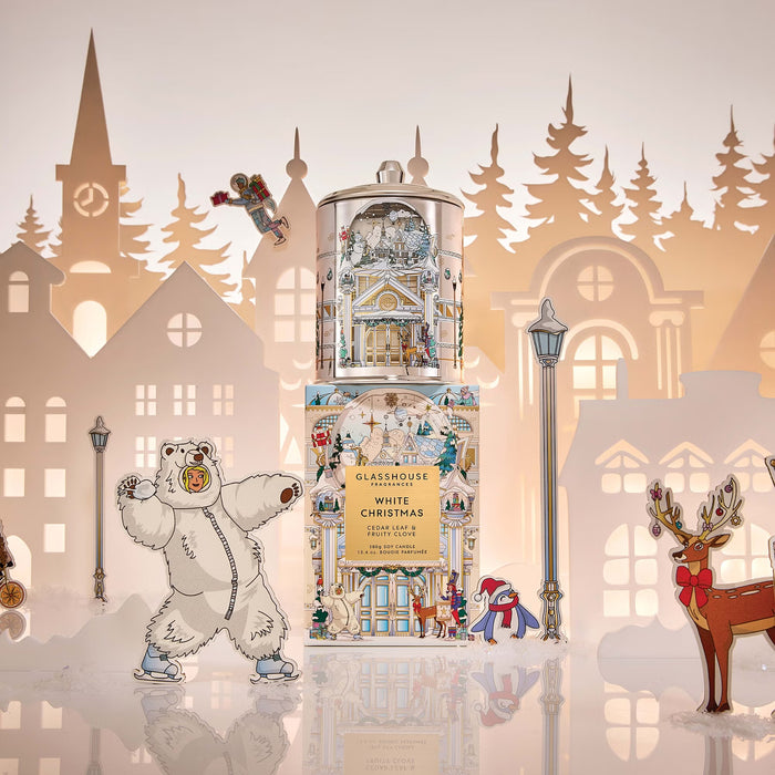 Candle, White Christmas