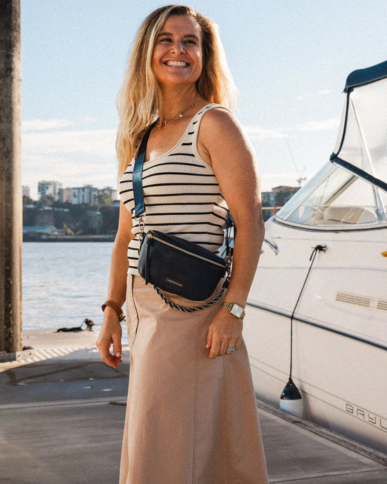 Halsey Sling Bag, Navy