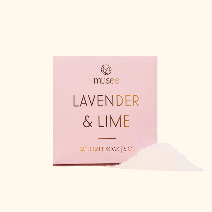 Mini Bath Salt Soak, Lavender & Lime
