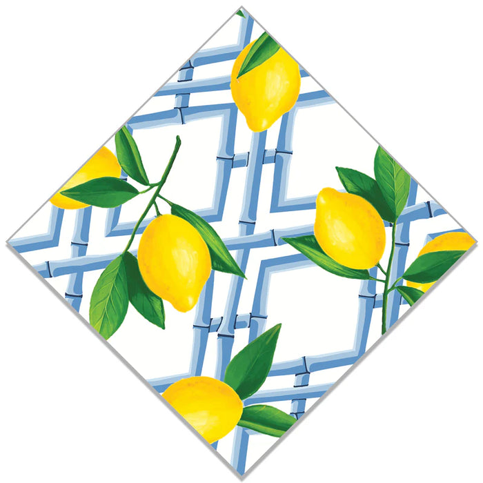 Cocktail Napkins, Lemon Bamboo