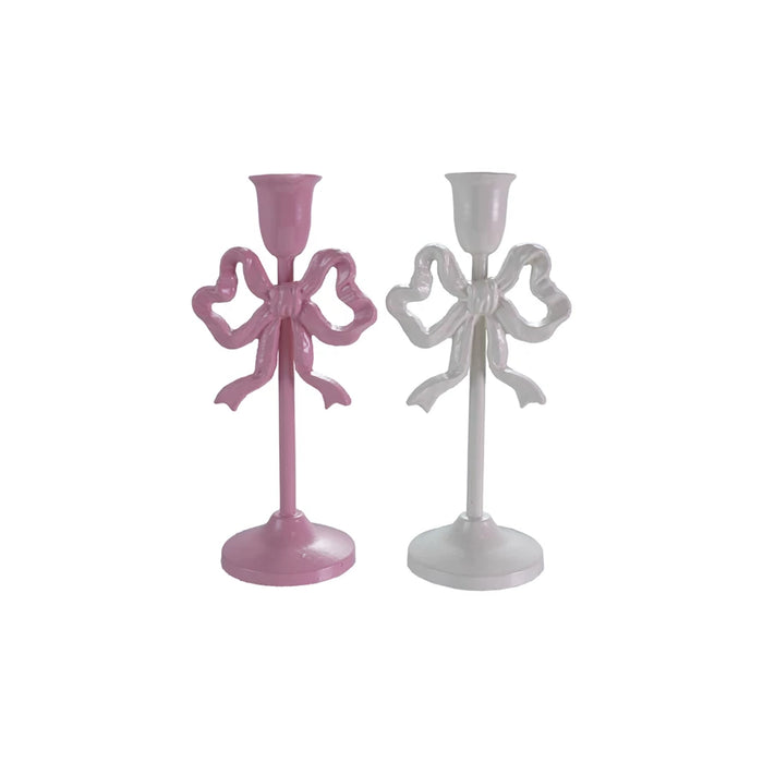Cast Iron Bow Taper Holder, Large