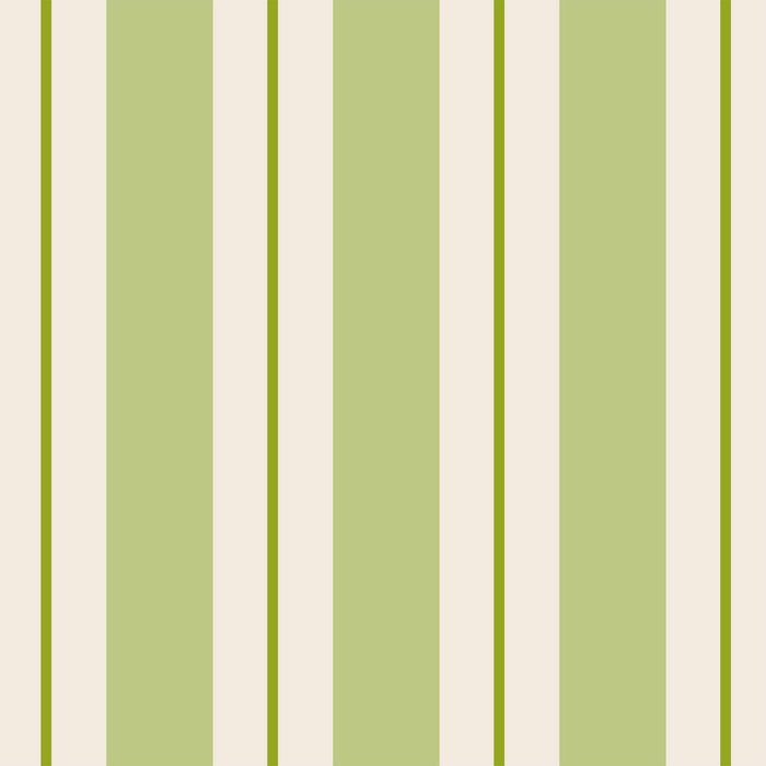Green Awning Stripe Cocktail Napkin - Pack of 20