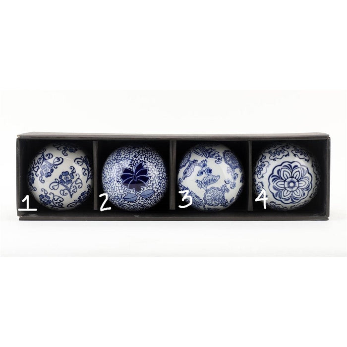 Blue and White Decorative Balls