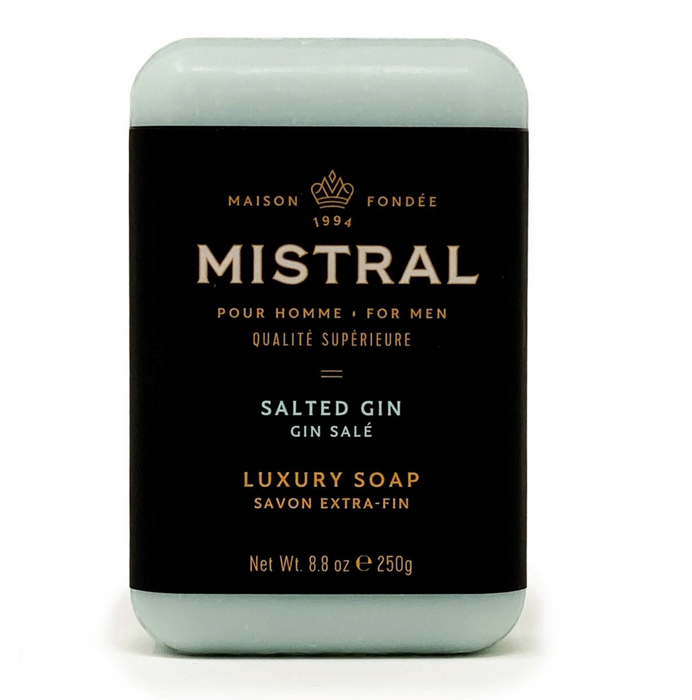 Men's Bar Soap, Salted Gin