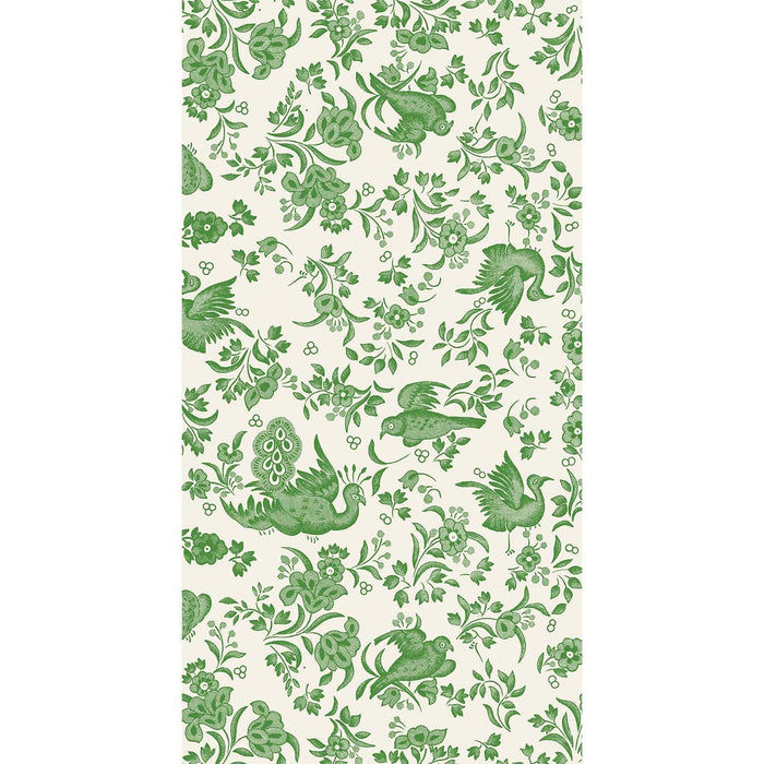 Green Regal Peacock Guest Napkin - Pack of 16