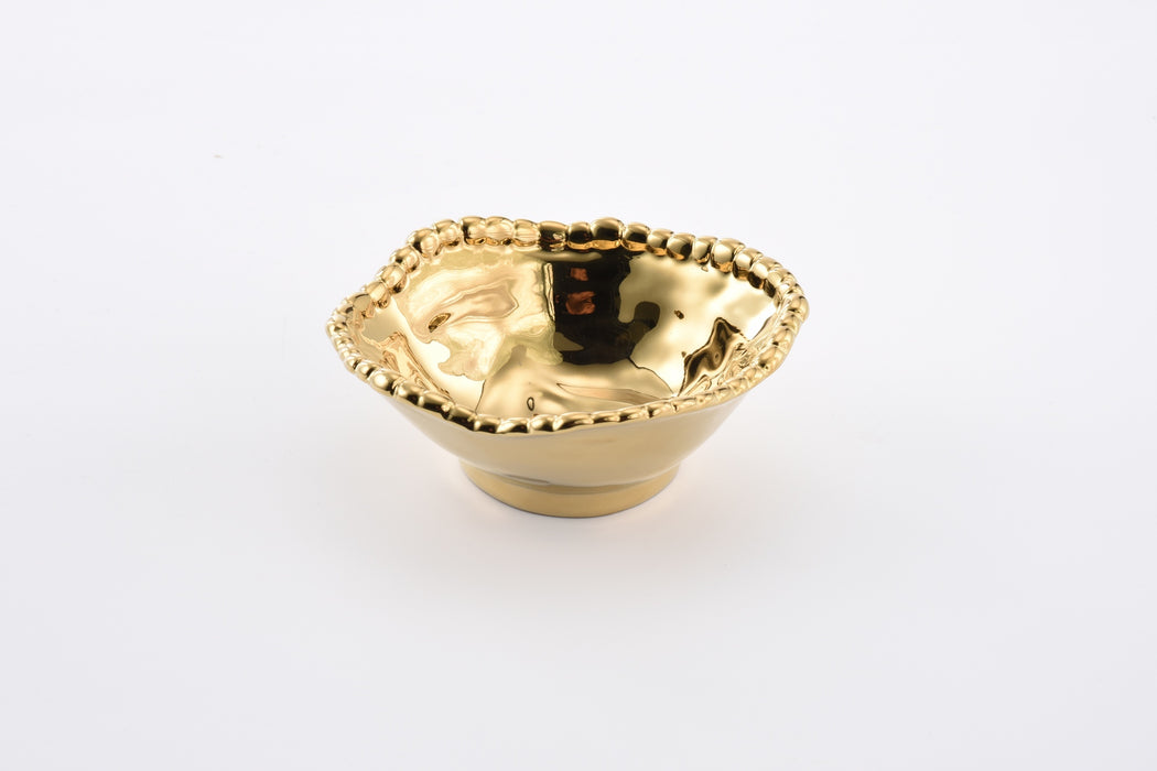 Pampa Bay Snack Bowl, Gold