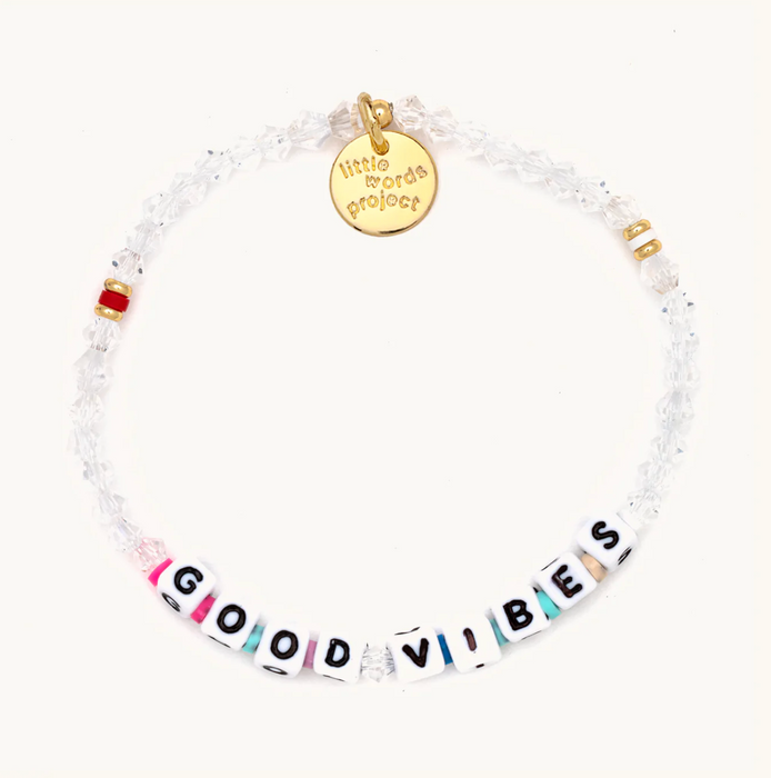 Little Words Project Bracelet, Good Vibes
