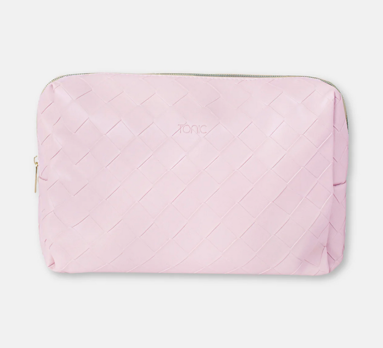 Large Beauty Bag, Peony Pink