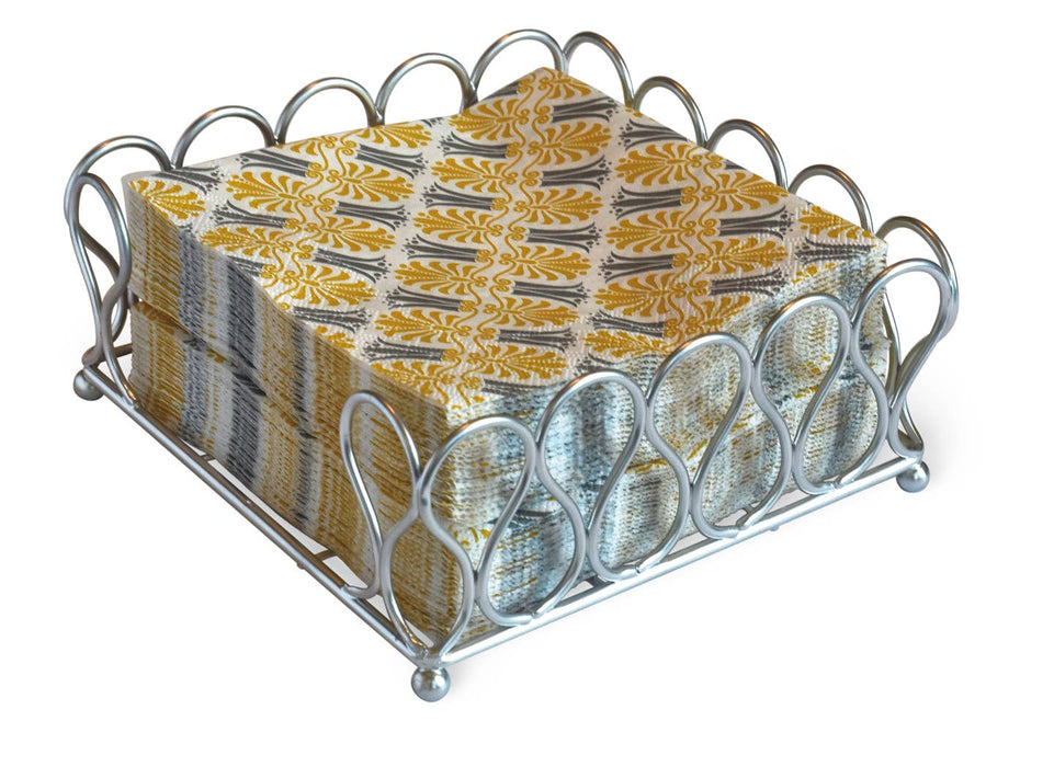 Ribbon Silver Cocktail Caddy