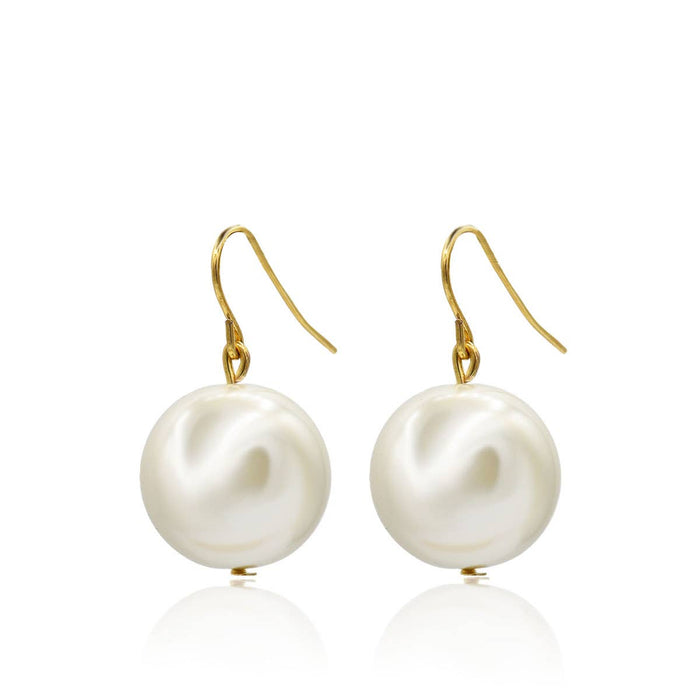 Earrings, Maxi Pearl Drop