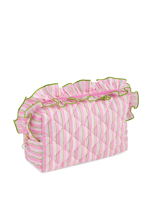 Fancy Large Zip Pouch, Pink