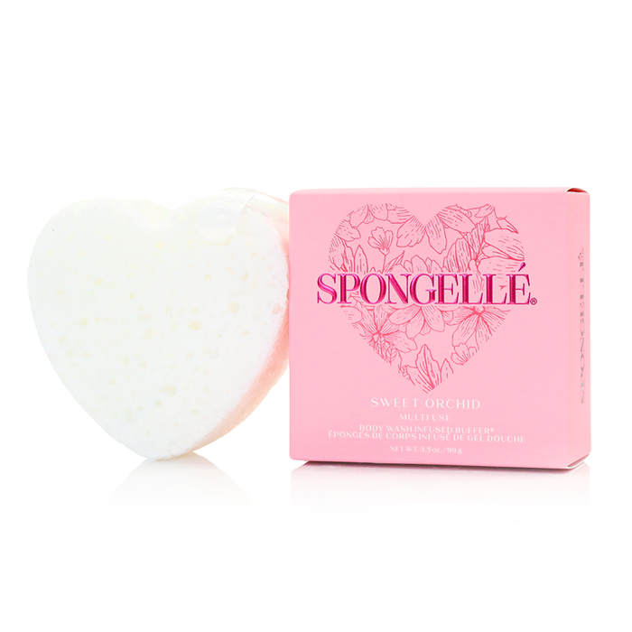 Heart Buffer, Sweet Orchid (White)