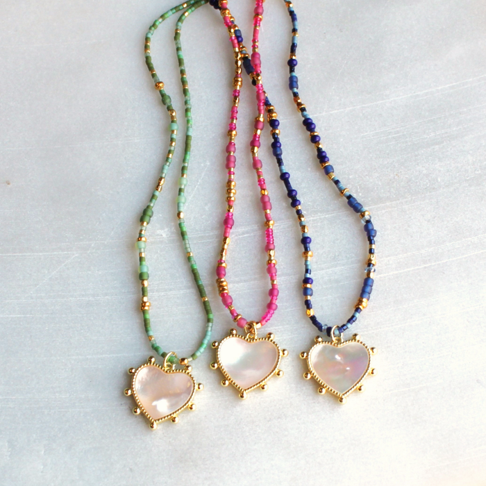Necklace, Unity Beaded, Two Colors