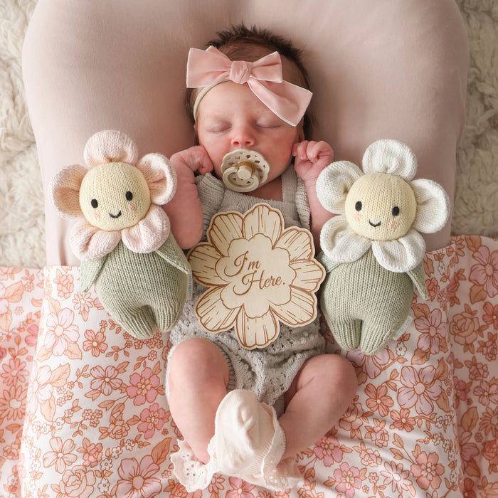 Cuddle + Kind Baby Daisy, Blush Pink