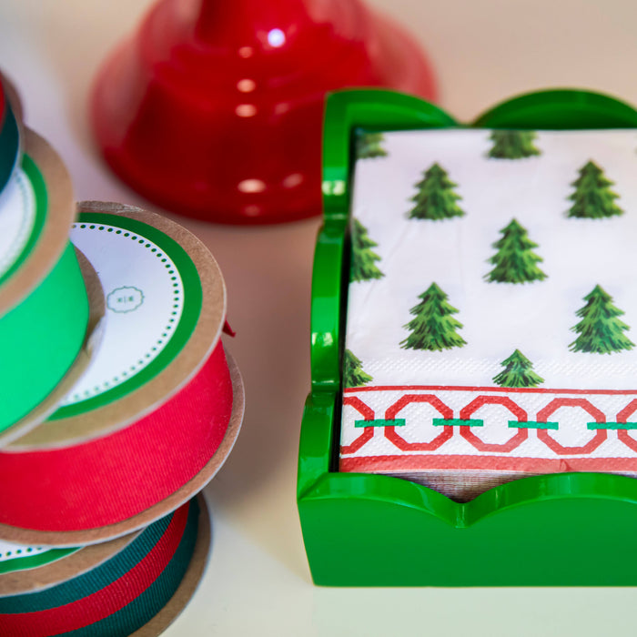 Paper Cocktail Napkins, Christmas Tree Farm