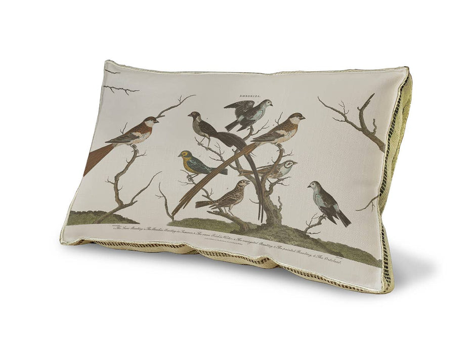 23" x 15" - Decorative Pillow - Bunting Birds