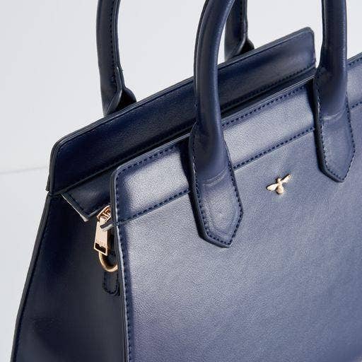 Royal Ditsy Tote Navy