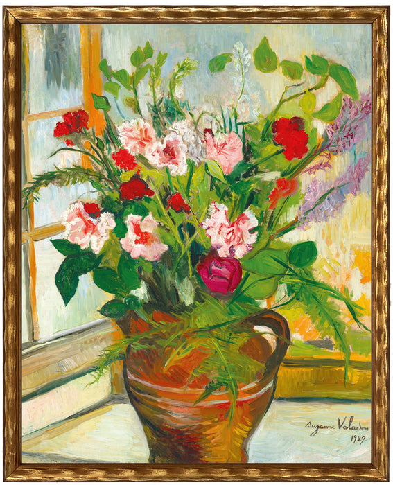 Art Print, Vintage Florals in Vase