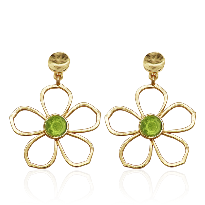 Earrings, Bloom Drop
