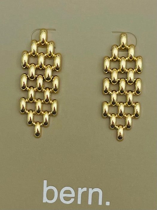 Earrings, Woven Waterfall