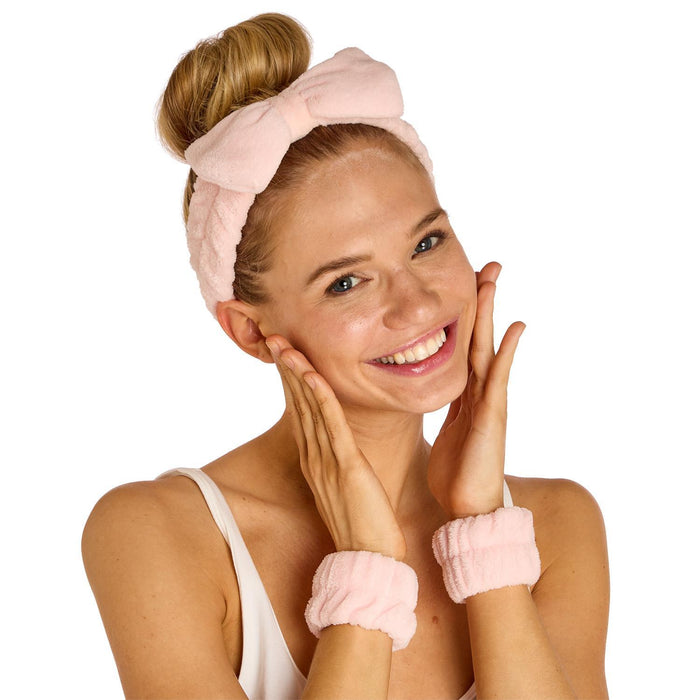 Spa Headband & Wristband Set