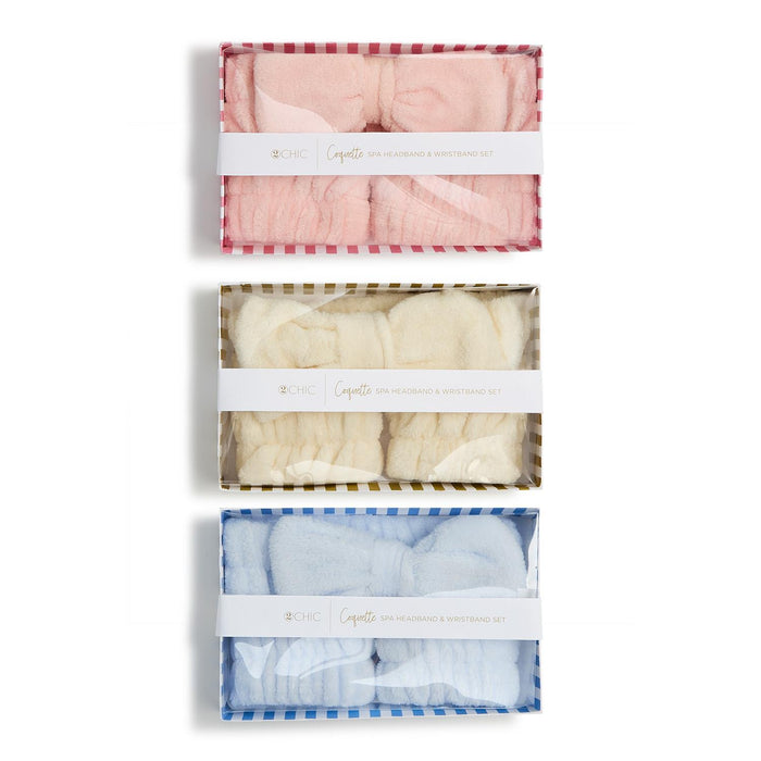 Spa Headband & Wristband Set