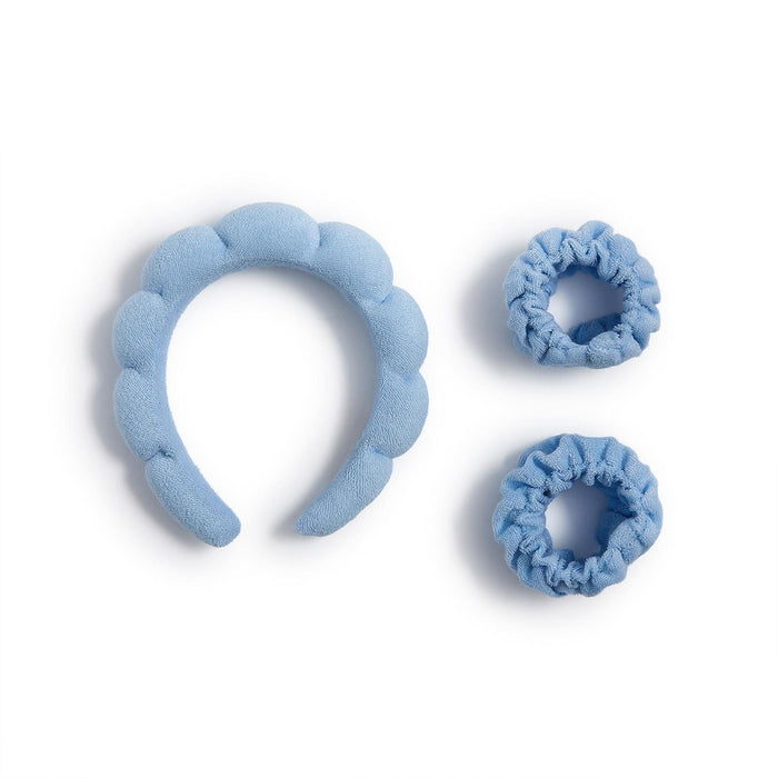 Spa Headband and Wristband Set, 3 Colors