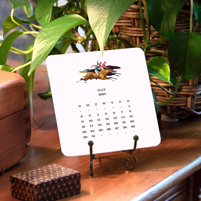 2027 Desk Calendar with Easel