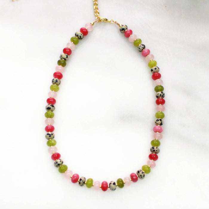 Necklace, Cactus Bloom Stone Candy