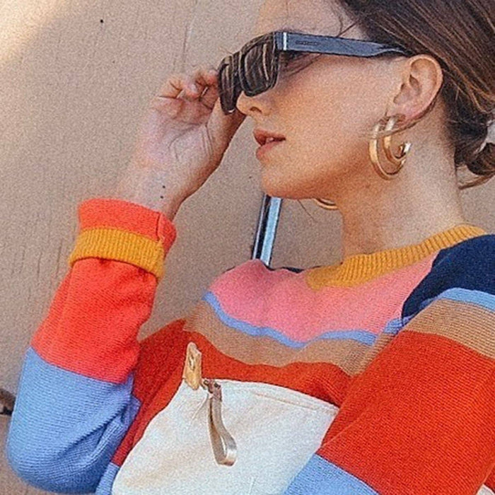 Isla Hoop Earrings in Satin Gold