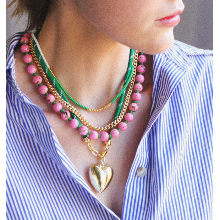 Necklace, Desert Bloom Lilac