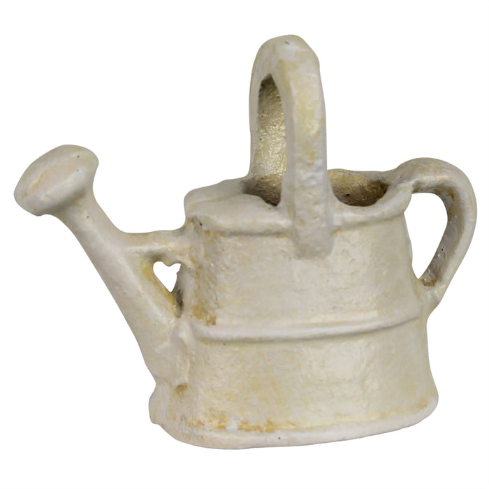 Watering Can, Cast Iron White