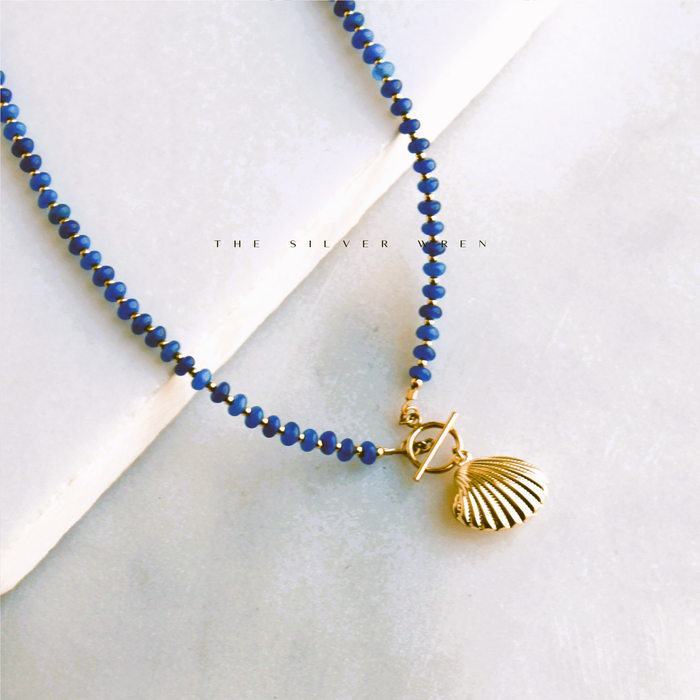 Shell Toggle Necklace, Shell Toggle — The Polka Dot Press