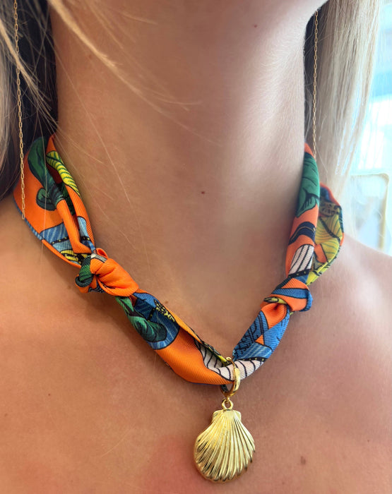 Malibu scarf necklace