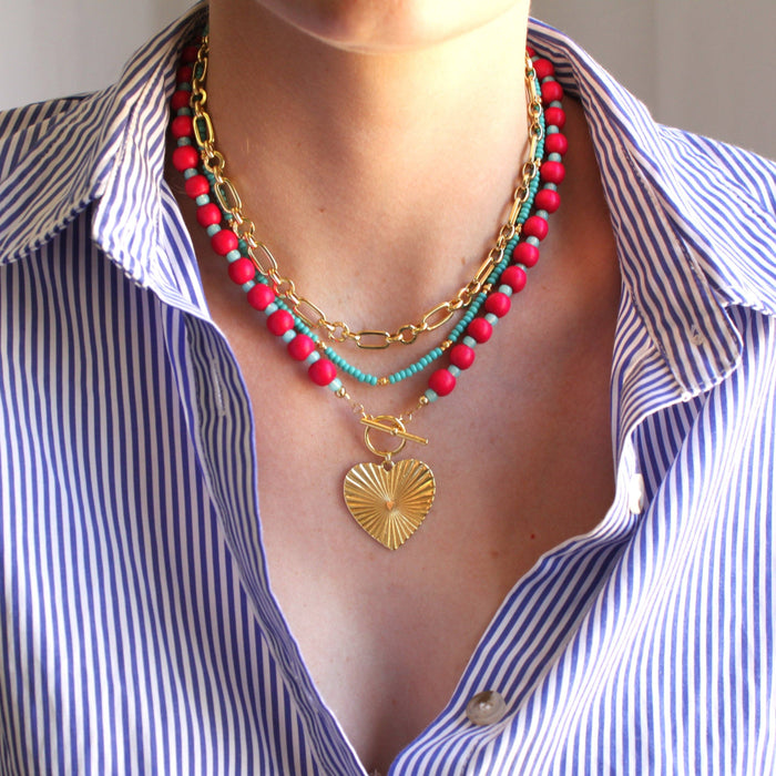 Necklace, Caris Chunky Gold Chain