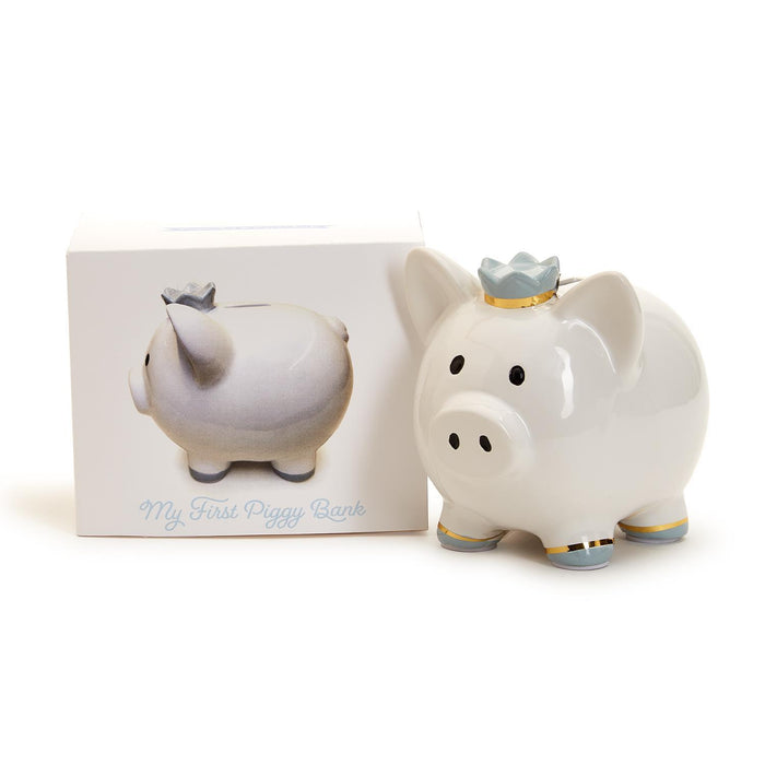 Piggy Bank, Pink or Blue Crown