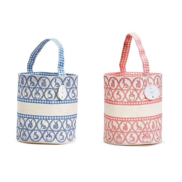 Easter Bucket Bag, Pink or Blue