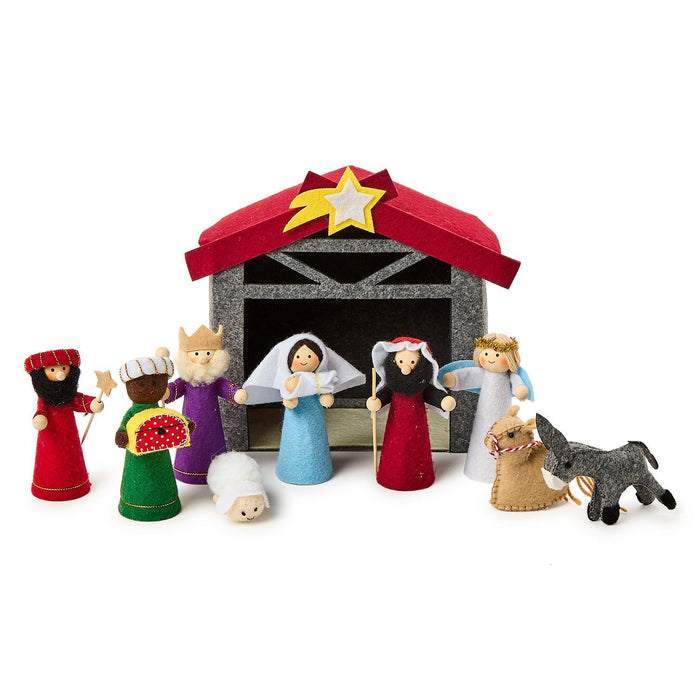 Felt Nativity Set in Gift Box