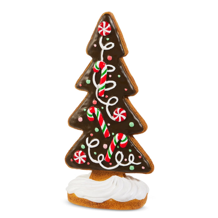 "Chocolate" Frosted Gingerbread Tree