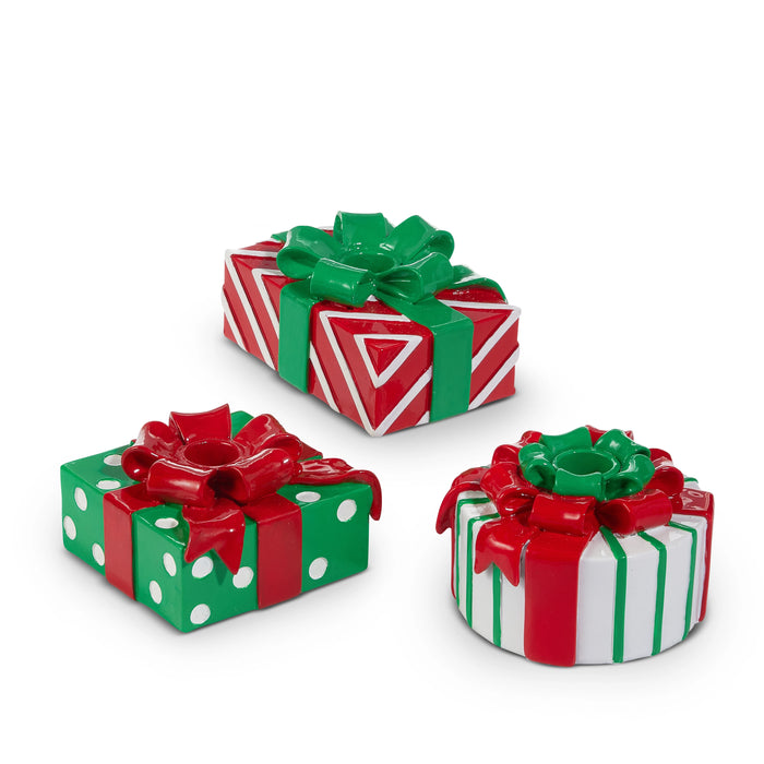 Present Candle Holder, 3 Styles