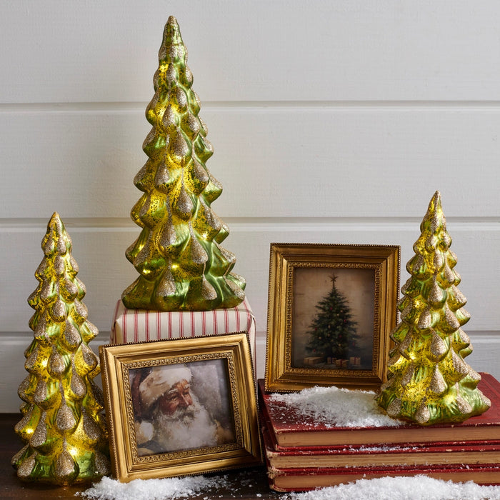 Gilded Christmas Framed Art, 2 Styles