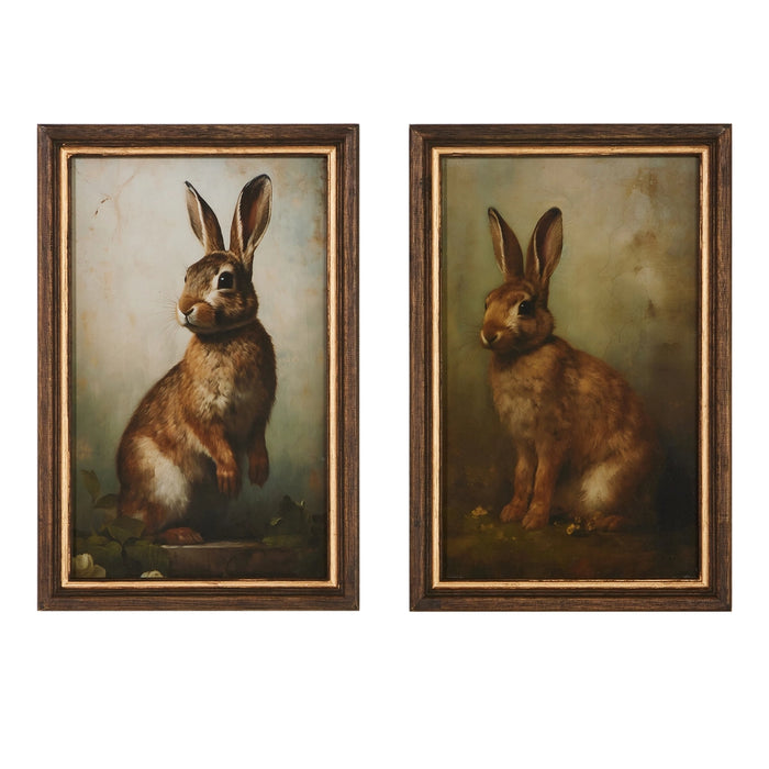 Art Print, Vintage Rabbit, 2 Styles