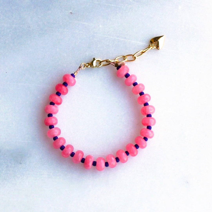 Bracelet, Candy Stone Beaded, Two Colors